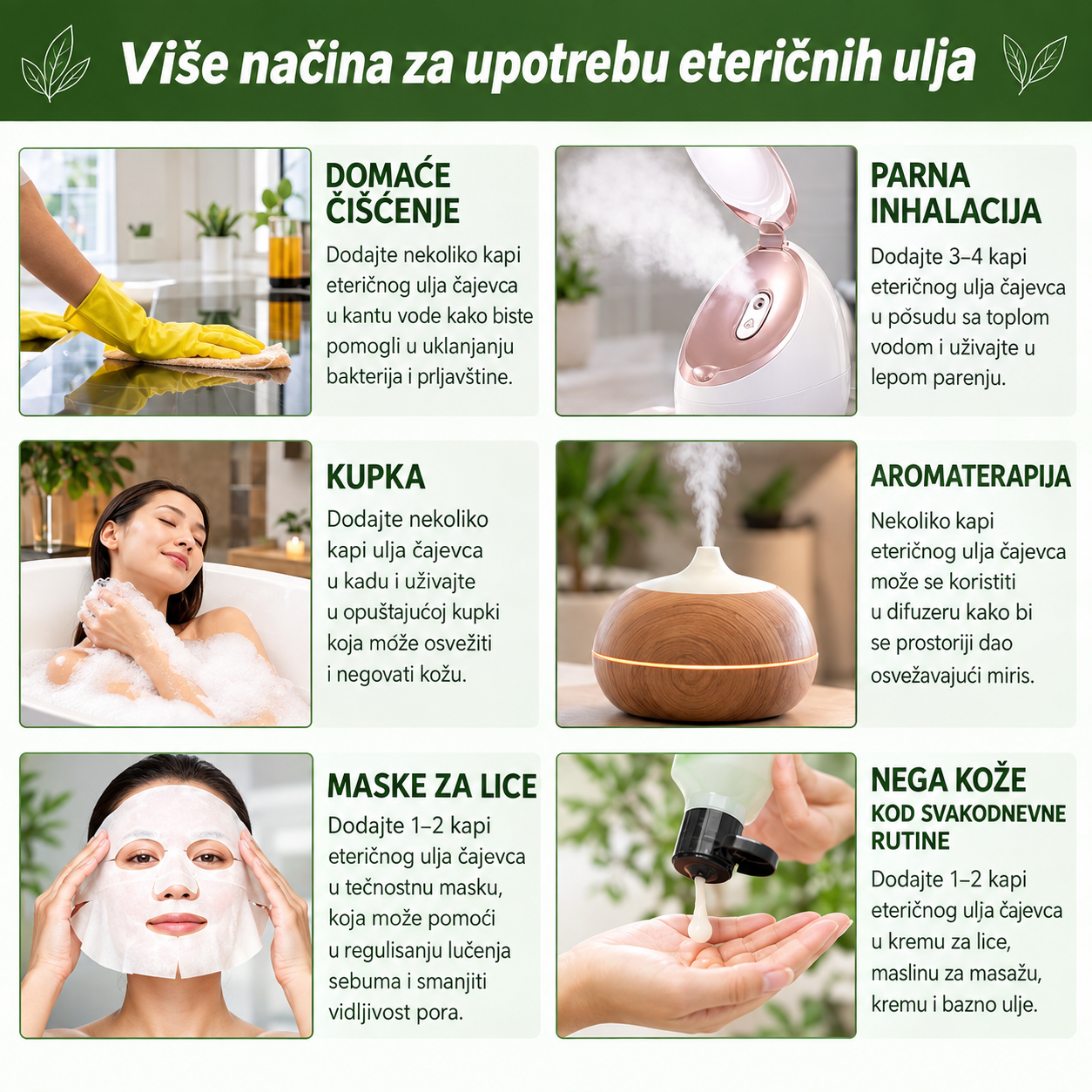 Tea Tree ulje - Zbogom crvenilu, bubuljicama i uraslim dlačicama 🌿