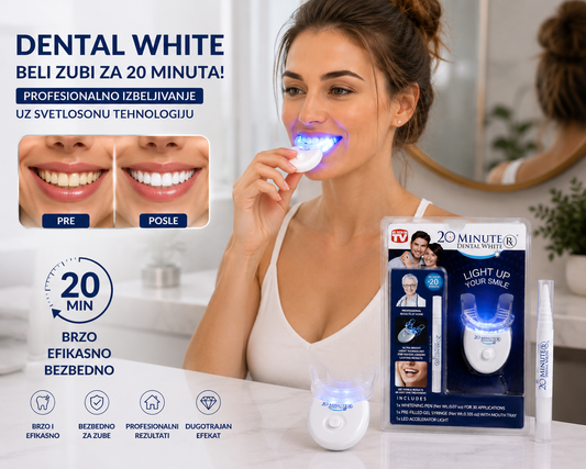 Dental White - Blistav osmeh za samo 20 minuta!✨